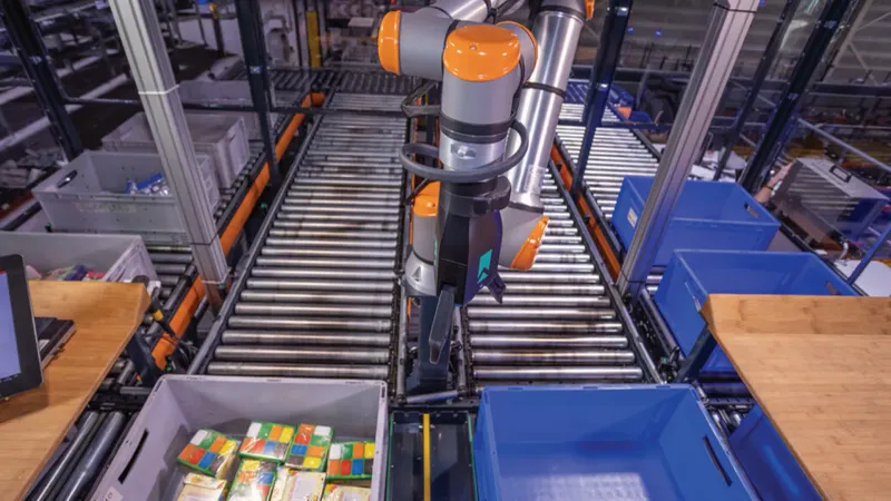 Smart Item Robotics _SIR_ - picking robot on GtP workstation picture